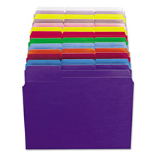 Load image into Gallery viewer, Smead® wholesale. Reinforced Top Tab Colored File Folders, 1-3-cut Tabs, Letter Size, Blue, 100-box. HSD Wholesale: Janitorial Supplies, Breakroom Supplies, Office Supplies.