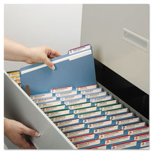 Load image into Gallery viewer, Smead® wholesale. Top Tab Colored 2-fastener Folders, 1-3-cut Tabs, Letter Size, Blue, 50-box. HSD Wholesale: Janitorial Supplies, Breakroom Supplies, Office Supplies.