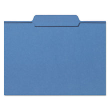 Load image into Gallery viewer, Smead® wholesale. Colored File Folders, 1-3-cut Tabs, Letter Size, Blue, 100-box. HSD Wholesale: Janitorial Supplies, Breakroom Supplies, Office Supplies.