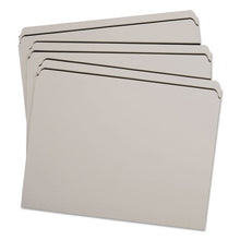 Load image into Gallery viewer, Smead® wholesale. Reinforced Top Tab Colored File Folders, Straight Tab, Letter Size, Gray, 100-box. HSD Wholesale: Janitorial Supplies, Breakroom Supplies, Office Supplies.