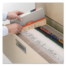 Load image into Gallery viewer, Smead® wholesale. Reinforced Top Tab Colored File Folders, Straight Tab, Letter Size, Gray, 100-box. HSD Wholesale: Janitorial Supplies, Breakroom Supplies, Office Supplies.