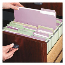 Load image into Gallery viewer, Smead® wholesale. Colored File Folders, 1-3-cut Tabs, Letter Size, Lavender, 100-box. HSD Wholesale: Janitorial Supplies, Breakroom Supplies, Office Supplies.