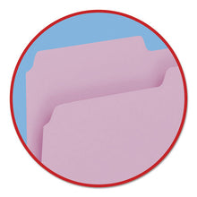 Load image into Gallery viewer, Smead® wholesale. Colored File Folders, 1-3-cut Tabs, Letter Size, Lavender, 100-box. HSD Wholesale: Janitorial Supplies, Breakroom Supplies, Office Supplies.