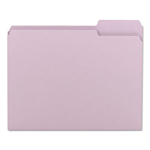 Smead® wholesale. Colored File Folders, 1-3-cut Tabs, Letter Size, Lavender, 100-box. HSD Wholesale: Janitorial Supplies, Breakroom Supplies, Office Supplies.