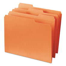 Load image into Gallery viewer, Smead® wholesale. Reinforced Top Tab Colored File Folders, 1-3-cut Tabs, Letter Size, Orange, 100-box. HSD Wholesale: Janitorial Supplies, Breakroom Supplies, Office Supplies.