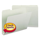 Smead® wholesale. Expanding Recycled Heavy Pressboard Folders, 1-3-cut Tabs, 2" Expansion, Letter Size, Gray-green, 25-box. HSD Wholesale: Janitorial Supplies, Breakroom Supplies, Office Supplies.
