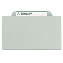 Smead® wholesale. Expanding Recycled Heavy Pressboard Folders, 1-3-cut Tabs, 2" Expansion, Letter Size, Gray-green, 25-box. HSD Wholesale: Janitorial Supplies, Breakroom Supplies, Office Supplies.
