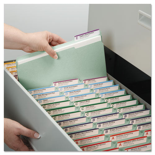 Smead® wholesale. Expanding Recycled Heavy Pressboard Folders, 1-3-cut Tabs, 2" Expansion, Letter Size, Gray-green, 25-box. HSD Wholesale: Janitorial Supplies, Breakroom Supplies, Office Supplies.