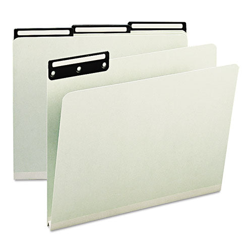 Smead® wholesale. Recycled Heavy Pressboard File Folders With Insertable Metal Tabs, 1-3-cut Tabs, Letter Size, Gray-green, 25-box. HSD Wholesale: Janitorial Supplies, Breakroom Supplies, Office Supplies.