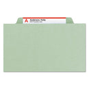 Smead® wholesale. 100% Recycled Pressboard Classification Folders, 1 Divider, Letter Size, Gray-green, 10-box. HSD Wholesale: Janitorial Supplies, Breakroom Supplies, Office Supplies.