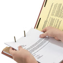 Smead® wholesale. 100% Recycled Pressboard Classification Folders, 1 Divider, Letter Size, Red, 10-box. HSD Wholesale: Janitorial Supplies, Breakroom Supplies, Office Supplies.