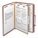 Smead® wholesale. 100% Recycled Pressboard Classification Folders, 1 Divider, Letter Size, Red, 10-box. HSD Wholesale: Janitorial Supplies, Breakroom Supplies, Office Supplies.