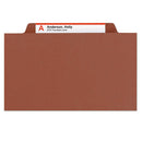 Smead® wholesale. 100% Recycled Pressboard Classification Folders, 1 Divider, Letter Size, Red, 10-box. HSD Wholesale: Janitorial Supplies, Breakroom Supplies, Office Supplies.