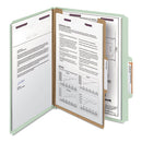 Smead® wholesale. Pressboard Classification Folders With Safeshield Coated Fasteners, 2-5 Cut, 1 Divider, Letter Size, Gray-green, 10-box. HSD Wholesale: Janitorial Supplies, Breakroom Supplies, Office Supplies.