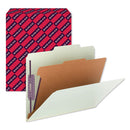 Smead® wholesale. Pressboard Classification Folders With Safeshield Coated Fasteners, 2-5 Cut, 1 Divider, Letter Size, Gray-green, 10-box. HSD Wholesale: Janitorial Supplies, Breakroom Supplies, Office Supplies.