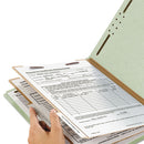 Smead® wholesale. 100% Recycled Pressboard Classification Folders, 2 Dividers, Letter Size, Gray-green, 10-box. HSD Wholesale: Janitorial Supplies, Breakroom Supplies, Office Supplies.