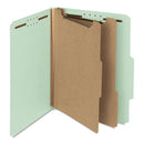 Smead® wholesale. 100% Recycled Pressboard Classification Folders, 2 Dividers, Letter Size, Gray-green, 10-box. HSD Wholesale: Janitorial Supplies, Breakroom Supplies, Office Supplies.