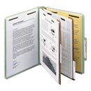 Smead® wholesale. 100% Recycled Pressboard Classification Folders, 2 Dividers, Letter Size, Gray-green, 10-box. HSD Wholesale: Janitorial Supplies, Breakroom Supplies, Office Supplies.