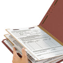 Smead® wholesale. 100% Recycled Pressboard Classification Folders, 2 Dividers, Letter Size, Red, 10-box. HSD Wholesale: Janitorial Supplies, Breakroom Supplies, Office Supplies.
