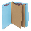 Smead® wholesale. Six-section Pressboard Top Tab Classification Folders With Safeshield Fasteners, 2 Dividers, Letter Size, Blue, 10-box. HSD Wholesale: Janitorial Supplies, Breakroom Supplies, Office Supplies.