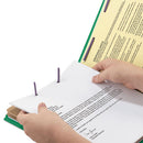 Smead® wholesale. Six-section Pressboard Top Tab Classification Folders With Safeshield Fasteners, 2 Dividers, Letter Size, Green, 10-box. HSD Wholesale: Janitorial Supplies, Breakroom Supplies, Office Supplies.