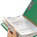 Smead® wholesale. Six-section Pressboard Top Tab Classification Folders With Safeshield Fasteners, 2 Dividers, Letter Size, Green, 10-box. HSD Wholesale: Janitorial Supplies, Breakroom Supplies, Office Supplies.