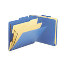 Smead® wholesale. Six-section Poly Classification Folders, 2 Dividers, Letter Size, Blue, 10-box. HSD Wholesale: Janitorial Supplies, Breakroom Supplies, Office Supplies.