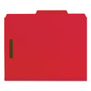Smead® wholesale. 100% Recycled Pressboard Classification Folders, 2 Dividers, Letter Size, Bright Red, 10-box. HSD Wholesale: Janitorial Supplies, Breakroom Supplies, Office Supplies.