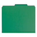 Smead® wholesale. 100% Recycled Pressboard Classification Folders, 2 Dividers, Letter Size, Green, 10-box. HSD Wholesale: Janitorial Supplies, Breakroom Supplies, Office Supplies.