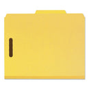 Smead® wholesale. 100% Recycled Pressboard Classification Folders, 2 Dividers, Letter Size, Yellow, 10-box. HSD Wholesale: Janitorial Supplies, Breakroom Supplies, Office Supplies.