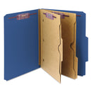 Smead® wholesale. 6-section Pressboard Top Tab Pocket-style Classification Folders With Safeshield Fasteners, 2 Dividers, Letter, Blue, 10-box. HSD Wholesale: Janitorial Supplies, Breakroom Supplies, Office Supplies.