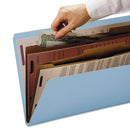 Smead® wholesale. 6-section Pressboard Top Tab Pocket-style Classification Folders With Safeshield Fasteners, 2 Dividers, Letter, Blue, 10-box. HSD Wholesale: Janitorial Supplies, Breakroom Supplies, Office Supplies.