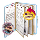 Smead® wholesale. Eight-section Pressboard Top Tab Classification Folders With Safeshield Fasteners, 3 Dividers, Letter Size, Blue, 10-box. HSD Wholesale: Janitorial Supplies, Breakroom Supplies, Office Supplies.