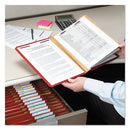 Smead® wholesale. Eight-section Pressboard Top Tab Classification Folders With Safeshield Fasteners, 3 Dividers, Letter Size, Bright Red, 10-bx. HSD Wholesale: Janitorial Supplies, Breakroom Supplies, Office Supplies.