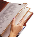 Smead® wholesale. 100% Recycled Pressboard Classification Folders, 3 Dividers, Letter Size, Red, 10-box. HSD Wholesale: Janitorial Supplies, Breakroom Supplies, Office Supplies.