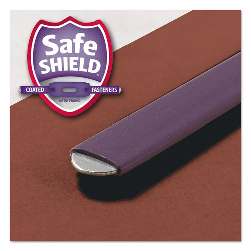 Smead® wholesale. Pressboard Classification Folders With Safeshield Coated Fasteners, 1-3-cut, 2 Dividers, Letter Size, Red, 10-box. HSD Wholesale: Janitorial Supplies, Breakroom Supplies, Office Supplies.
