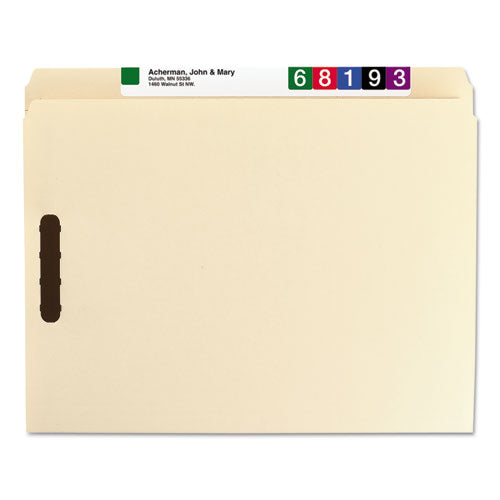 Smead® wholesale. Top Tab 2-fastener Folders, Straight Tab, Letter Size, 11 Pt. Manila, 50-box. HSD Wholesale: Janitorial Supplies, Breakroom Supplies, Office Supplies.
