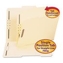 Smead® wholesale. Top Tab 2-fastener Folders, 2-5-cut Tabs, Right Of Center, Letter Size, 11 Pt. Manila, 50-box. HSD Wholesale: Janitorial Supplies, Breakroom Supplies, Office Supplies.