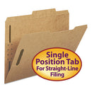 Smead® wholesale. Top Tab 2-fastener Folders, 2-5-cut Tabs, Right Of Center, Letter Size, 11 Pt. Kraft, 50-box. HSD Wholesale: Janitorial Supplies, Breakroom Supplies, Office Supplies.