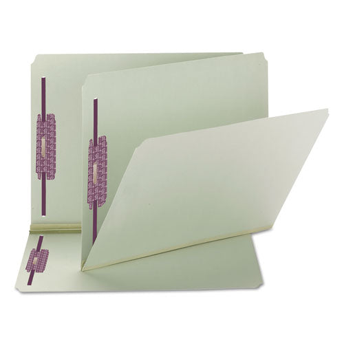 Smead® wholesale. Recycled Pressboard Folders With Two Safeshield Coated Fasteners, Straight Tab, 2" Expansion, Letter Size, Gray-green, 25-box. HSD Wholesale: Janitorial Supplies, Breakroom Supplies, Office Supplies.