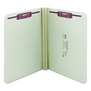 Smead® wholesale. Recycled Pressboard Folders With Two Safeshield Coated Fasteners, Straight Tab, 2" Expansion, Letter Size, Gray-green, 25-box. HSD Wholesale: Janitorial Supplies, Breakroom Supplies, Office Supplies.