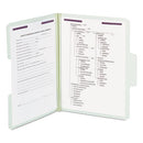 Smead® wholesale. Supertab Pressboard 2-fastener Folders With Two Safeshield Coated Fasteners, 1-3-cut Tabs, Letter Size, Gray-green, 25-box. HSD Wholesale: Janitorial Supplies, Breakroom Supplies, Office Supplies.