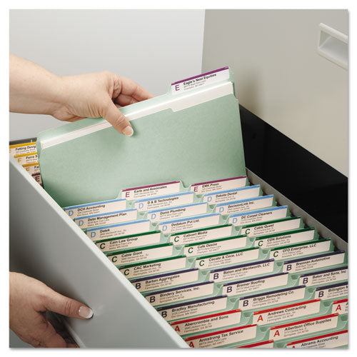 Smead® wholesale. 100% Recycled Pressboard Fastener Folders, Letter Size, Gray-green, 25-box. HSD Wholesale: Janitorial Supplies, Breakroom Supplies, Office Supplies.
