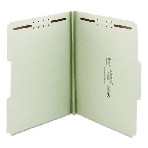 Smead® wholesale. 100% Recycled Pressboard Fastener Folders, Letter Size, Gray-green, 25-box. HSD Wholesale: Janitorial Supplies, Breakroom Supplies, Office Supplies.