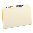 Smead® wholesale. Manila File Folders, Straight Tab, Legal Size, 100-box. HSD Wholesale: Janitorial Supplies, Breakroom Supplies, Office Supplies.