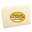 Smead® wholesale. Reinforced Tab Manila File Folders, Straight Tab, Legal Size, 11 Pt. Manila, 100-box. HSD Wholesale: Janitorial Supplies, Breakroom Supplies, Office Supplies.