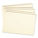 Smead® wholesale. Reinforced Tab Manila File Folders, Straight Tab, Legal Size, 11 Pt. Manila, 100-box. HSD Wholesale: Janitorial Supplies, Breakroom Supplies, Office Supplies.