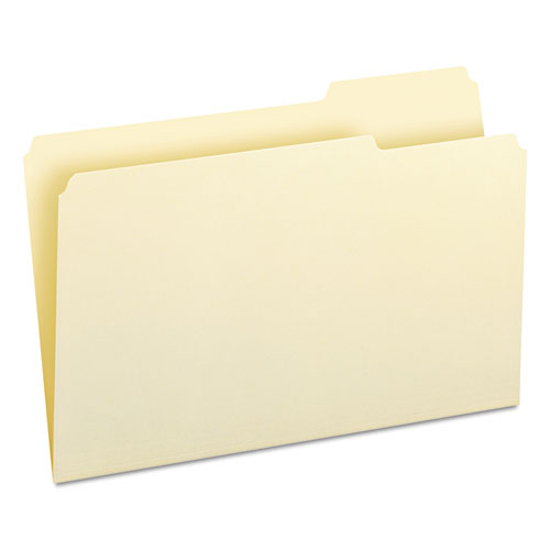 Smead® wholesale. Manila File Folders, 1-3-cut Tabs, Right Position, Legal Size, 100-box. HSD Wholesale: Janitorial Supplies, Breakroom Supplies, Office Supplies.