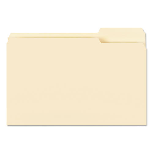 Smead® wholesale. Manila File Folders, 1-3-cut Tabs, Right Position, Legal Size, 100-box. HSD Wholesale: Janitorial Supplies, Breakroom Supplies, Office Supplies.