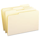 Smead® wholesale. Reinforced Tab Manila File Folders, 1-3-cut Tabs, Legal Size, 11 Pt. Manila, 100-box. HSD Wholesale: Janitorial Supplies, Breakroom Supplies, Office Supplies.